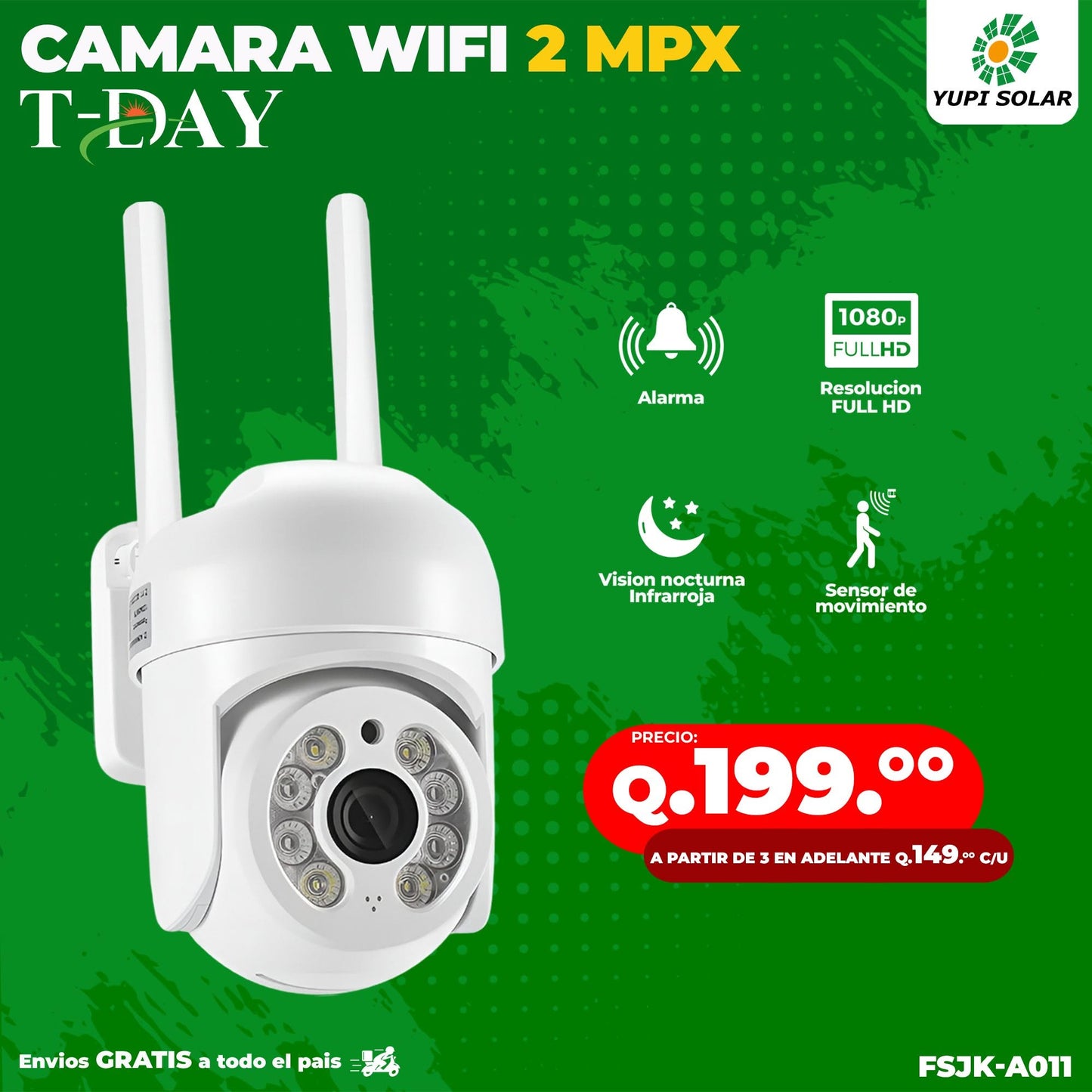 Cámara wifi de seguridad