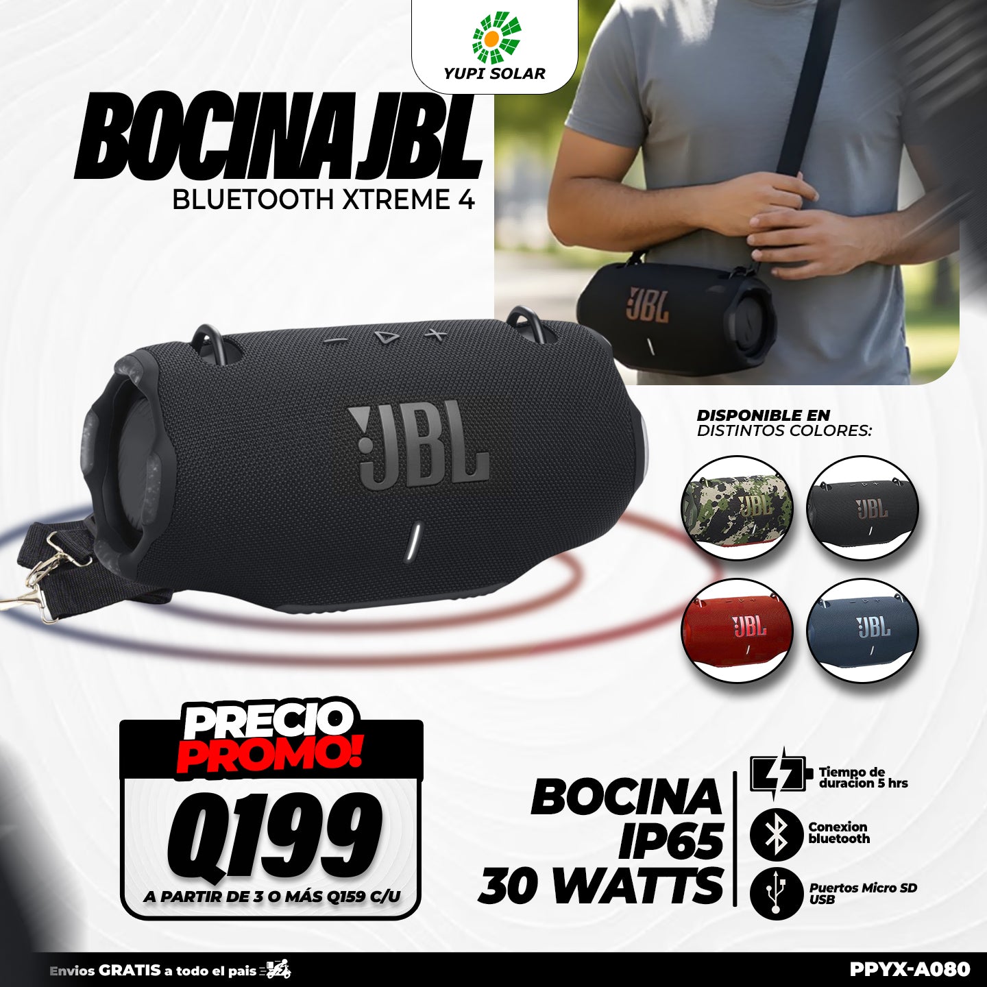 Bocina portable de 30 Watts JBL