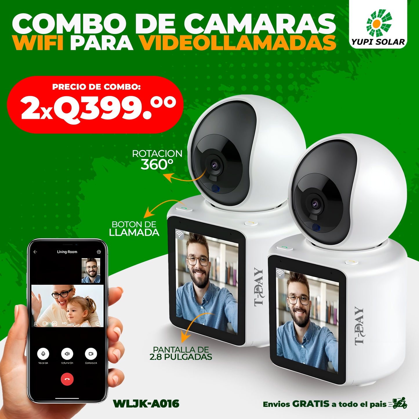 Combo cámaras para videollamadas