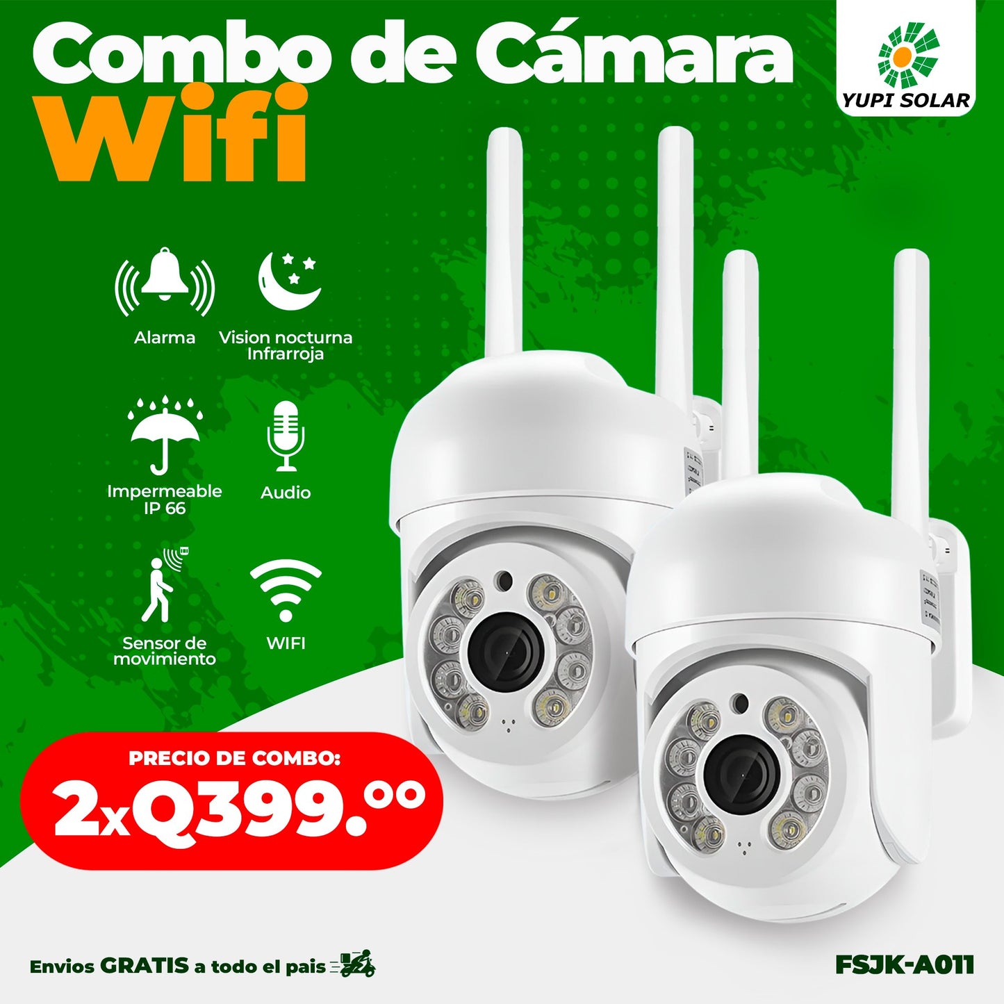 Combo cámaras wifi