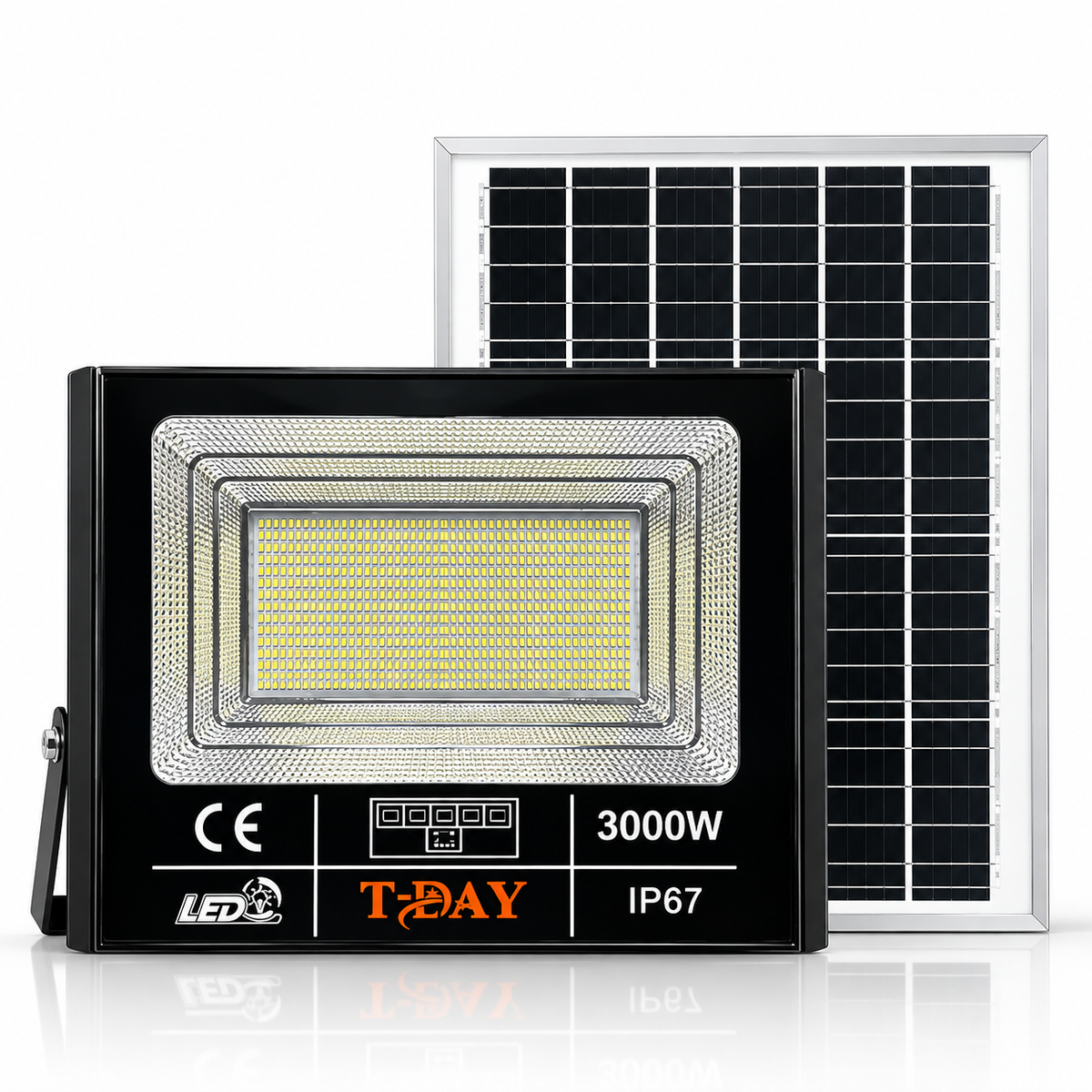 T-DAY Reflector led solar de 3,000 watts