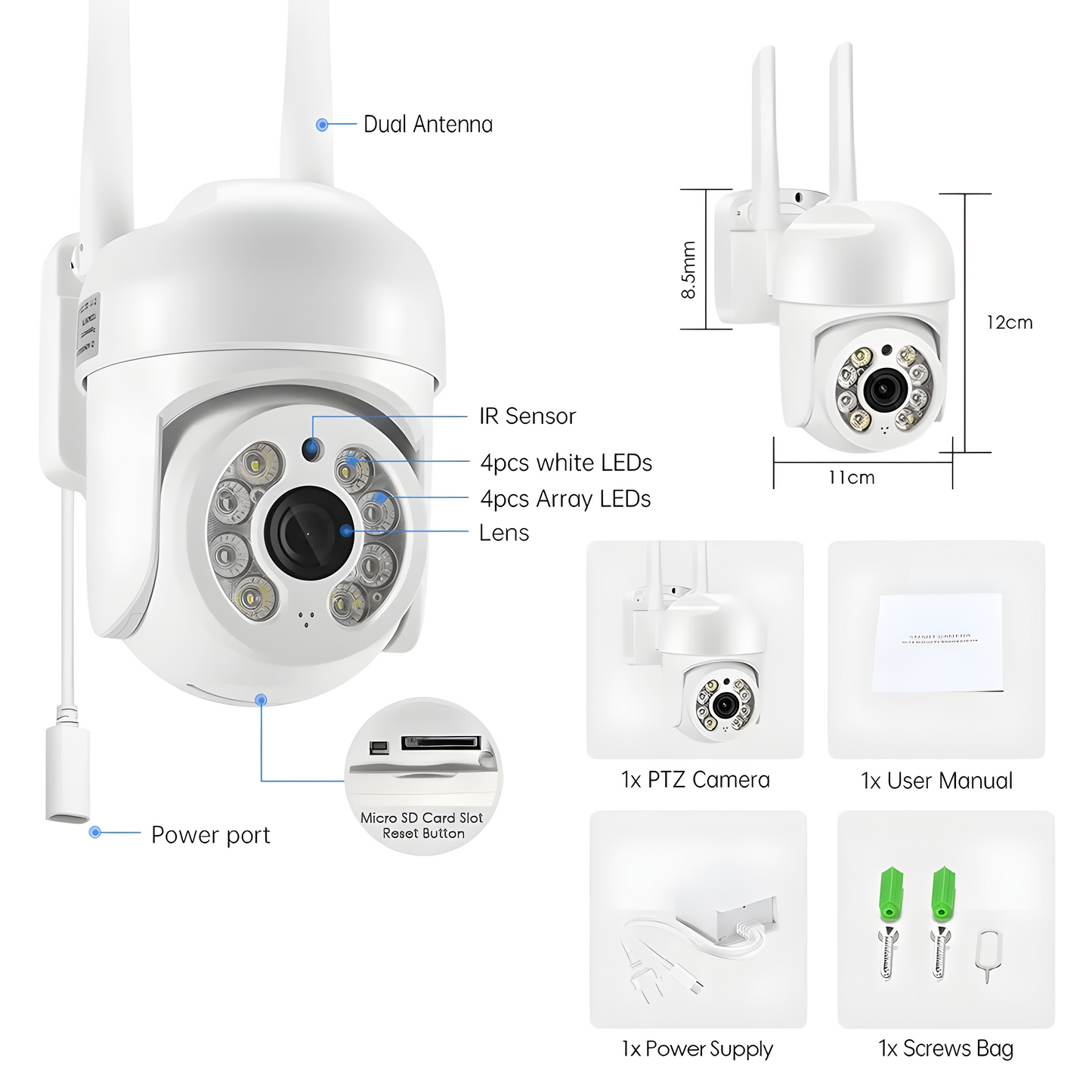 Cámara de seguridad WiFi