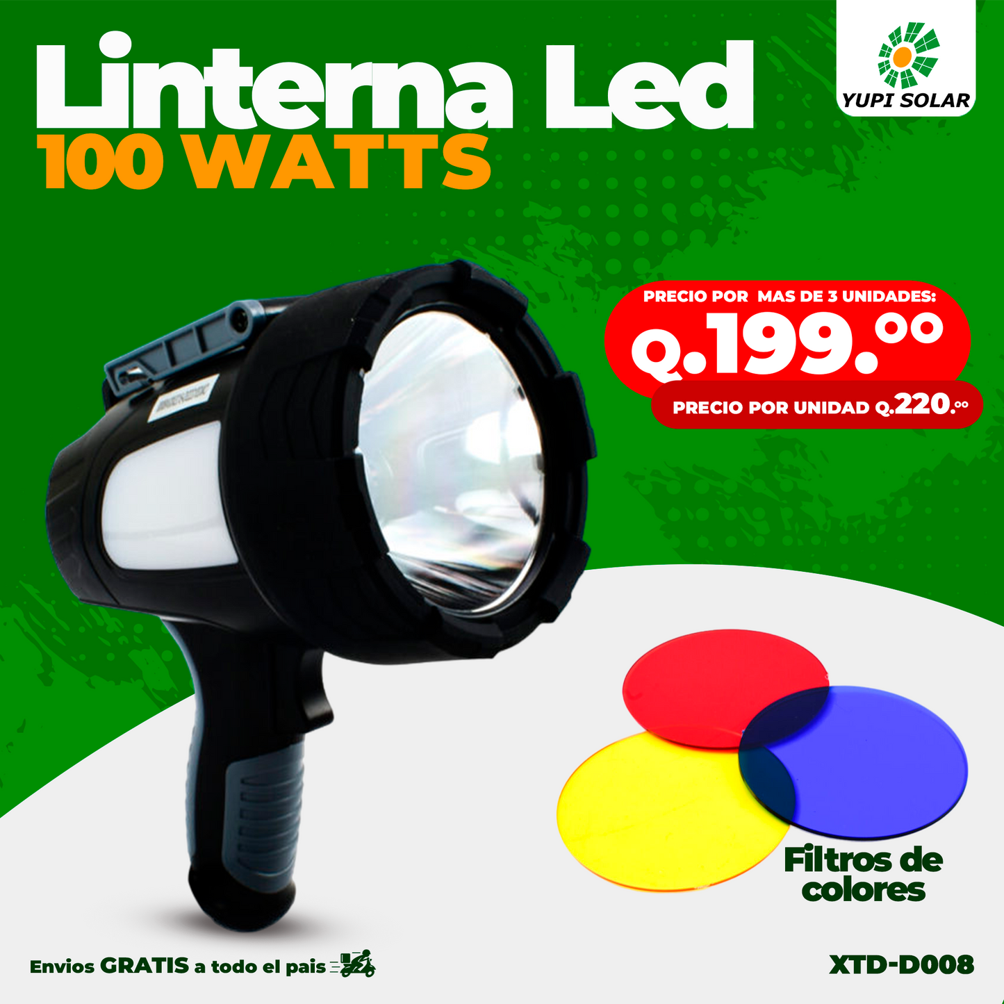 Linterna Led de 100W