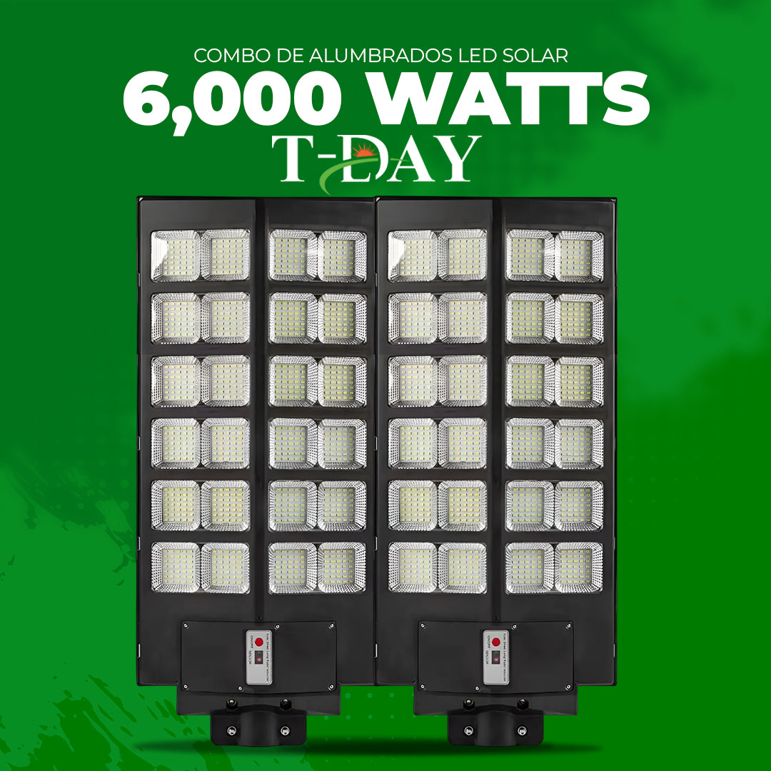Combo de Alumbrados led de 6,000 watts