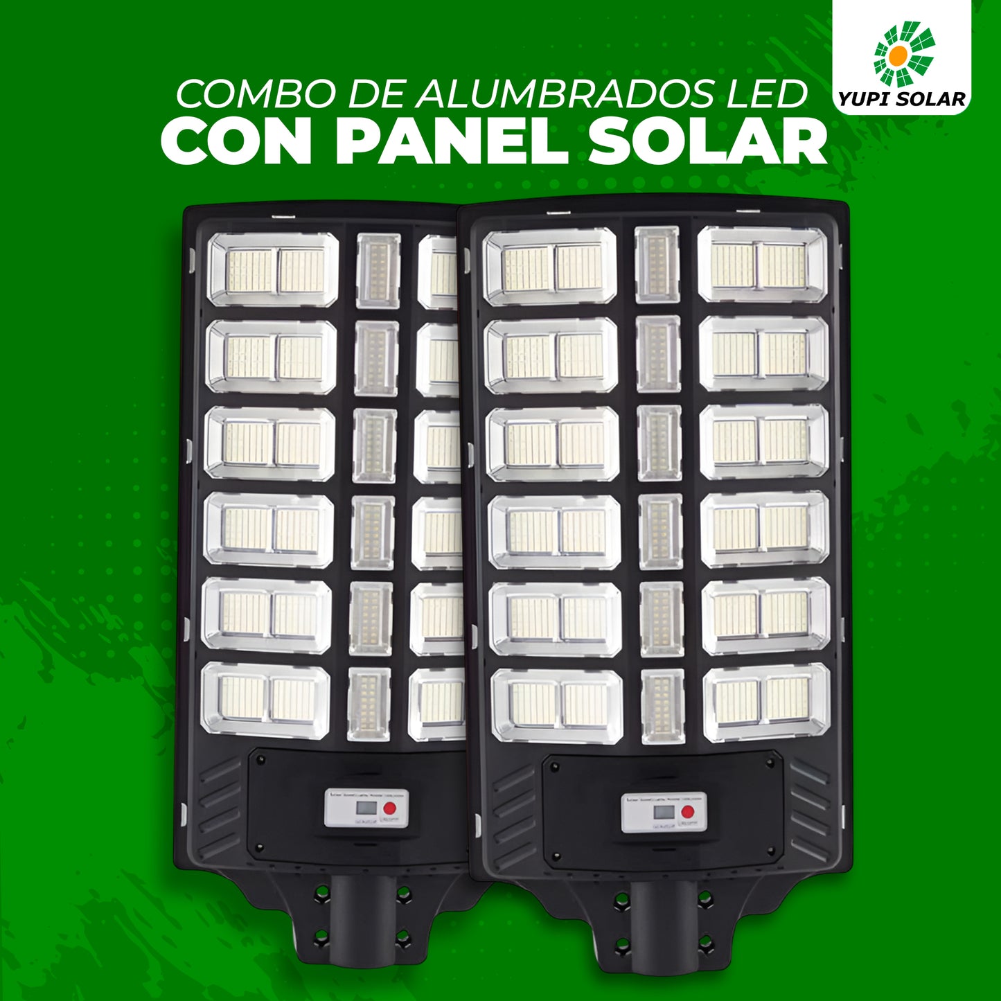 Combo de Alumbrado Led Con Panel Solar de 6,000 watts