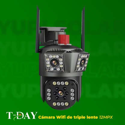 Cámara WIFI triple lente 12MPX