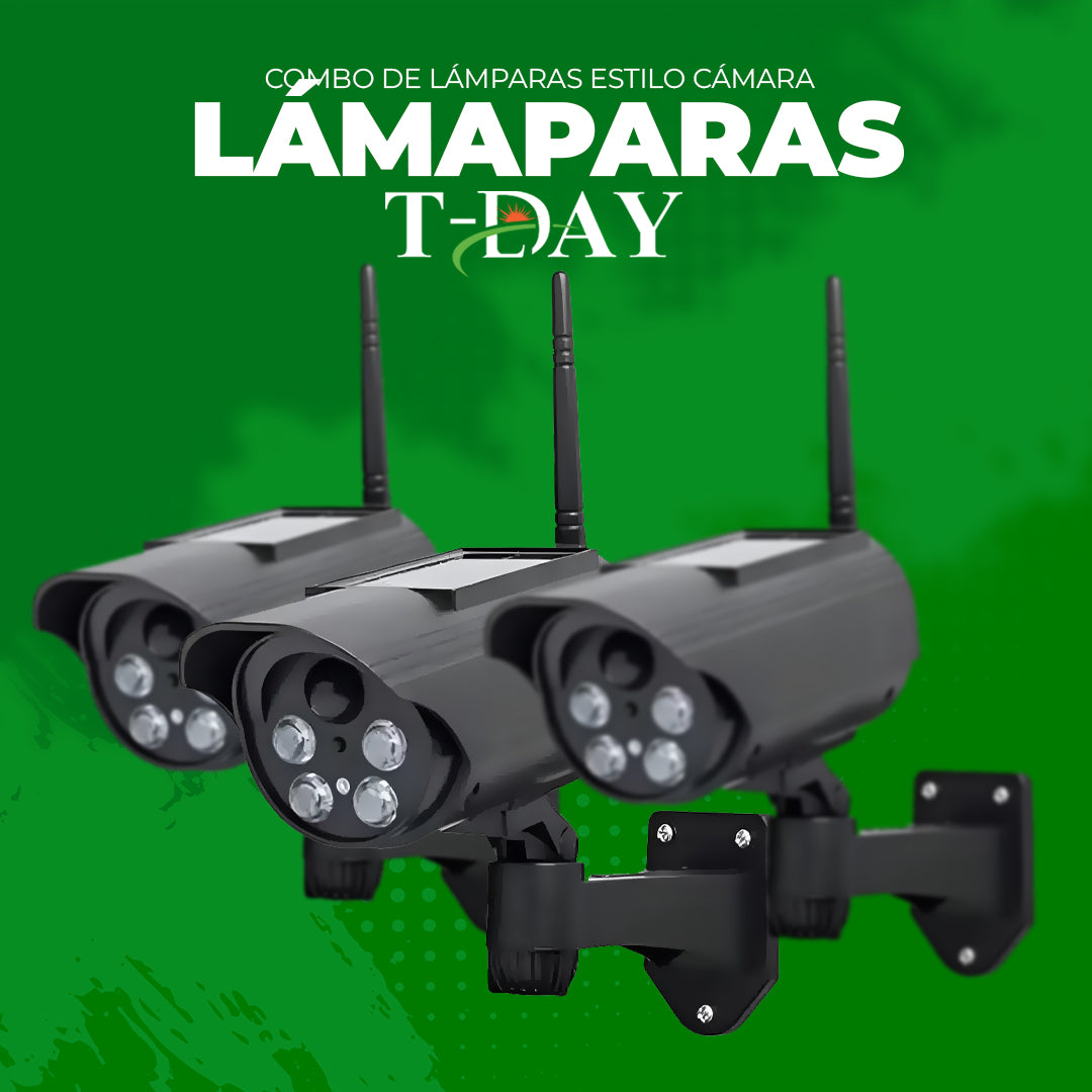Combo de lamparas Led Estilo Cámara de Seguridad