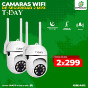 T-DAY Combo cámara wifi de 2 Megapíxeles