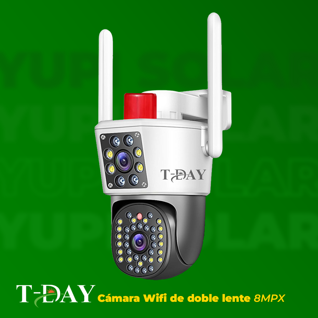 Cámara WiFi de doble lente 8MPX
