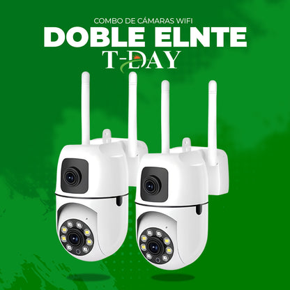 Combo de Cámaras Wifi Doble Lente
