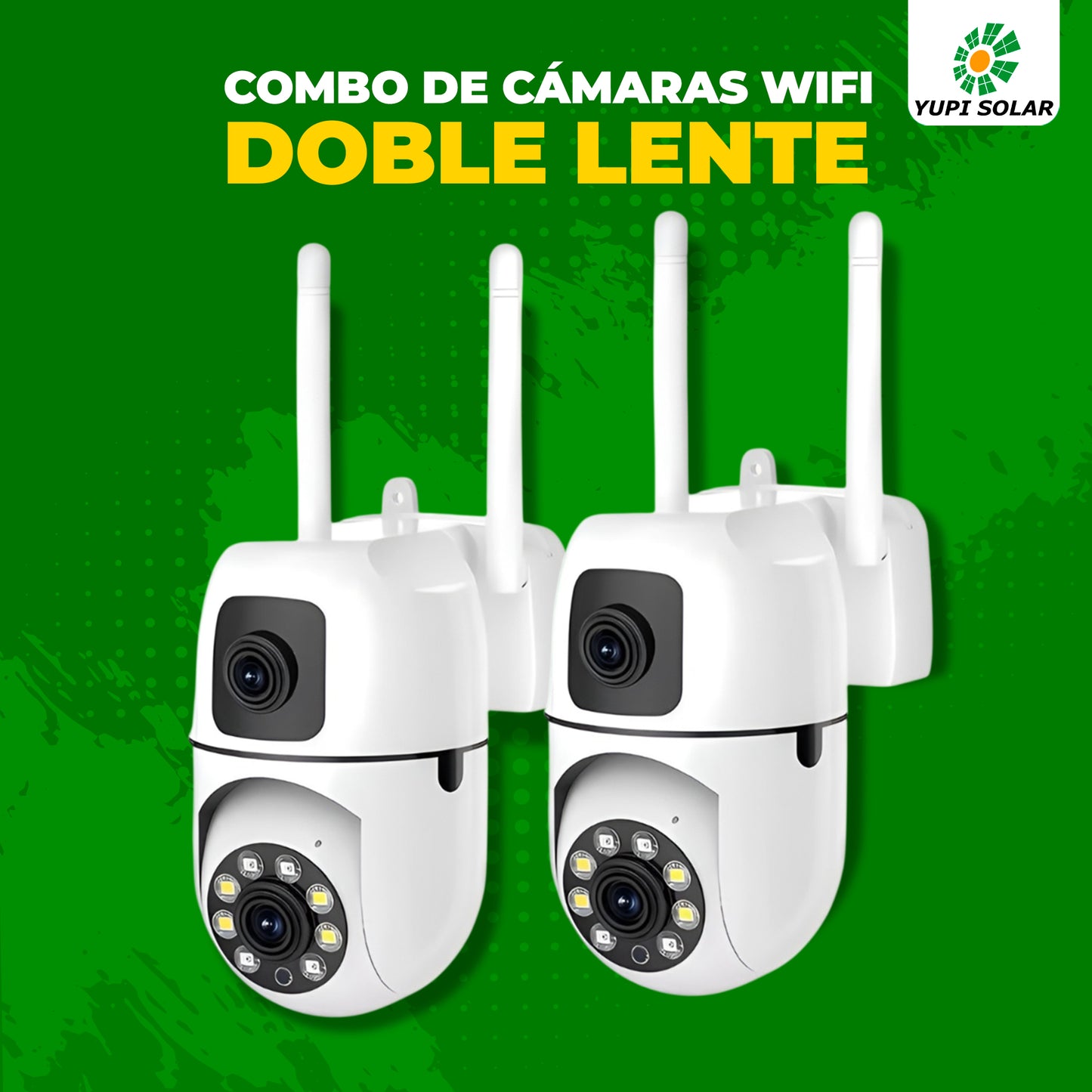 Combo de Cámaras Wifi Doble Lente