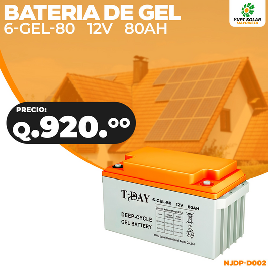 Batería de Gel 12V - 80AH