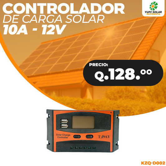 Controlador de carga 10A - 12V