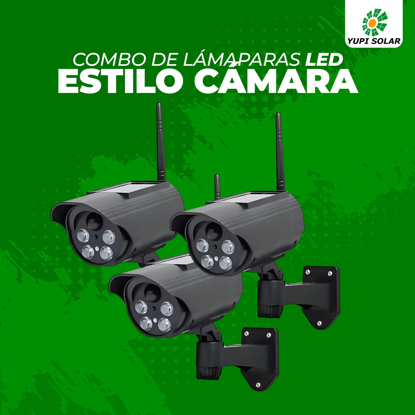 Combo de lamparas Led Estilo Cámara de Seguridad