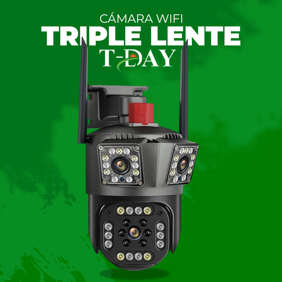 Cámara WIFI triple lente