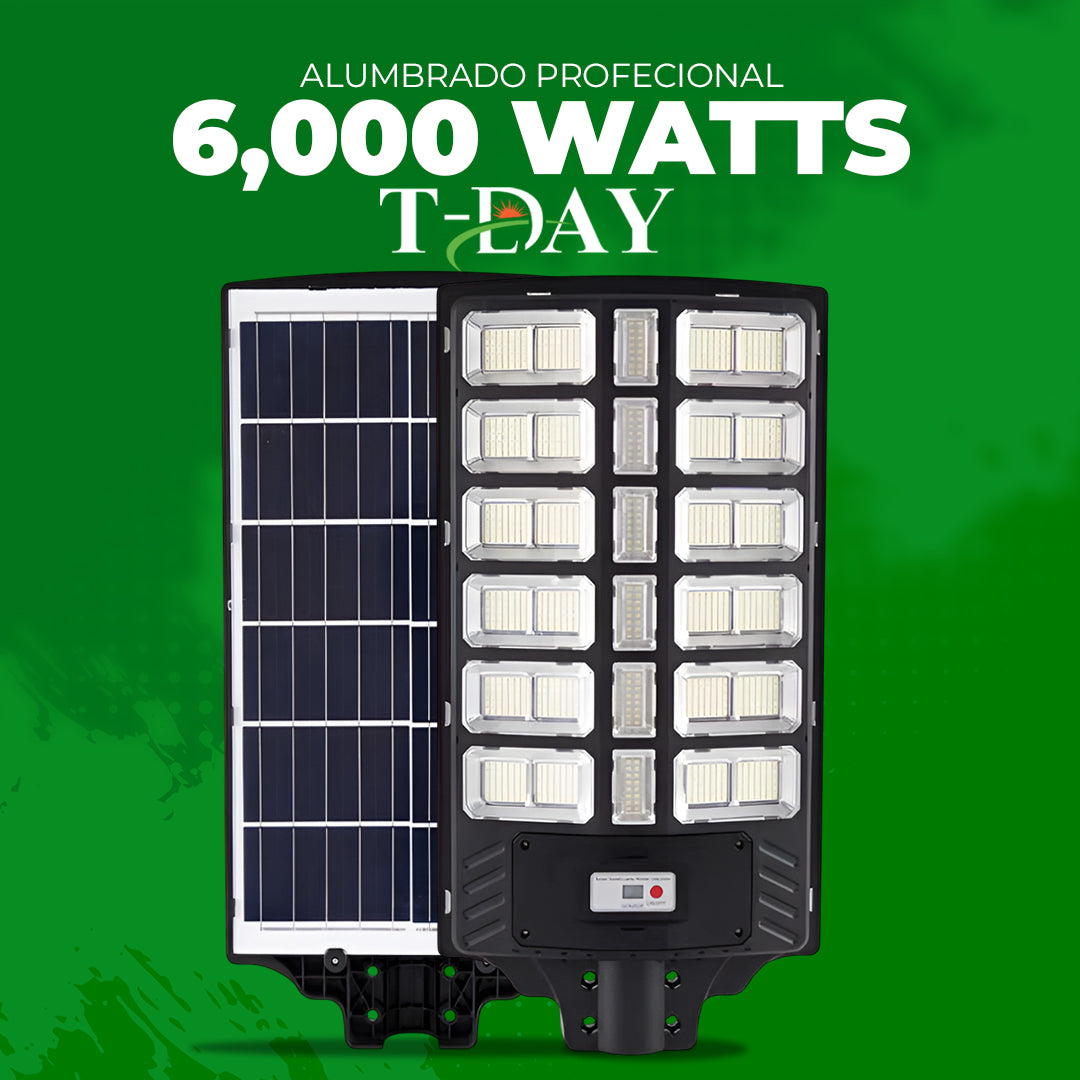 Alumbrado Profecional Solar 6,000 Watts