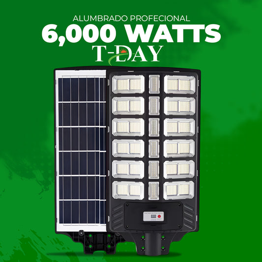 Alumbrado Profecional Solar 6,000 Watts