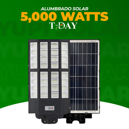 Alumbrado Profecional Panel Solar de 5,000 watts