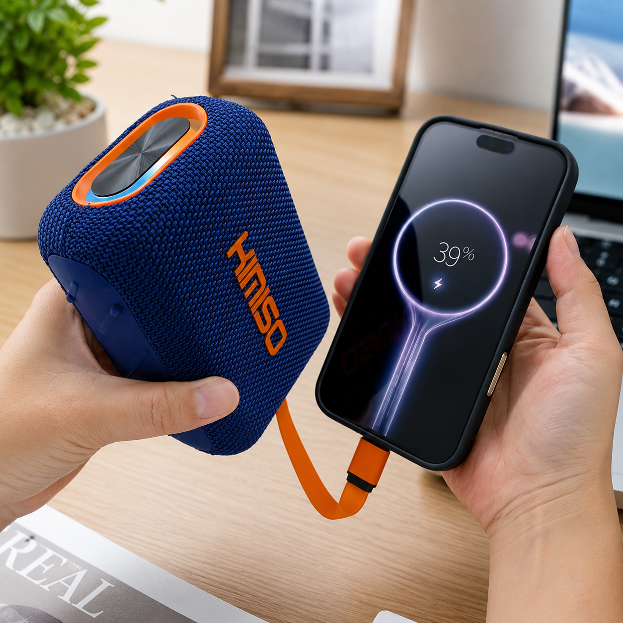 Bocina + Power Bank de 10 Watts - KIMISO