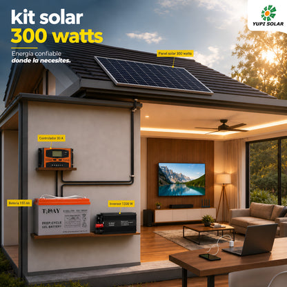 Kit solar 300 Watts