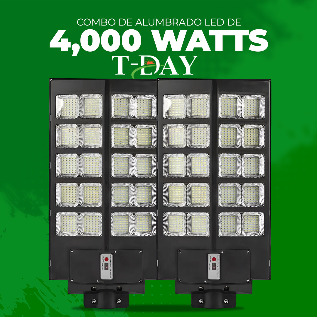 Combo de Alumbrados led de 4,000 watts