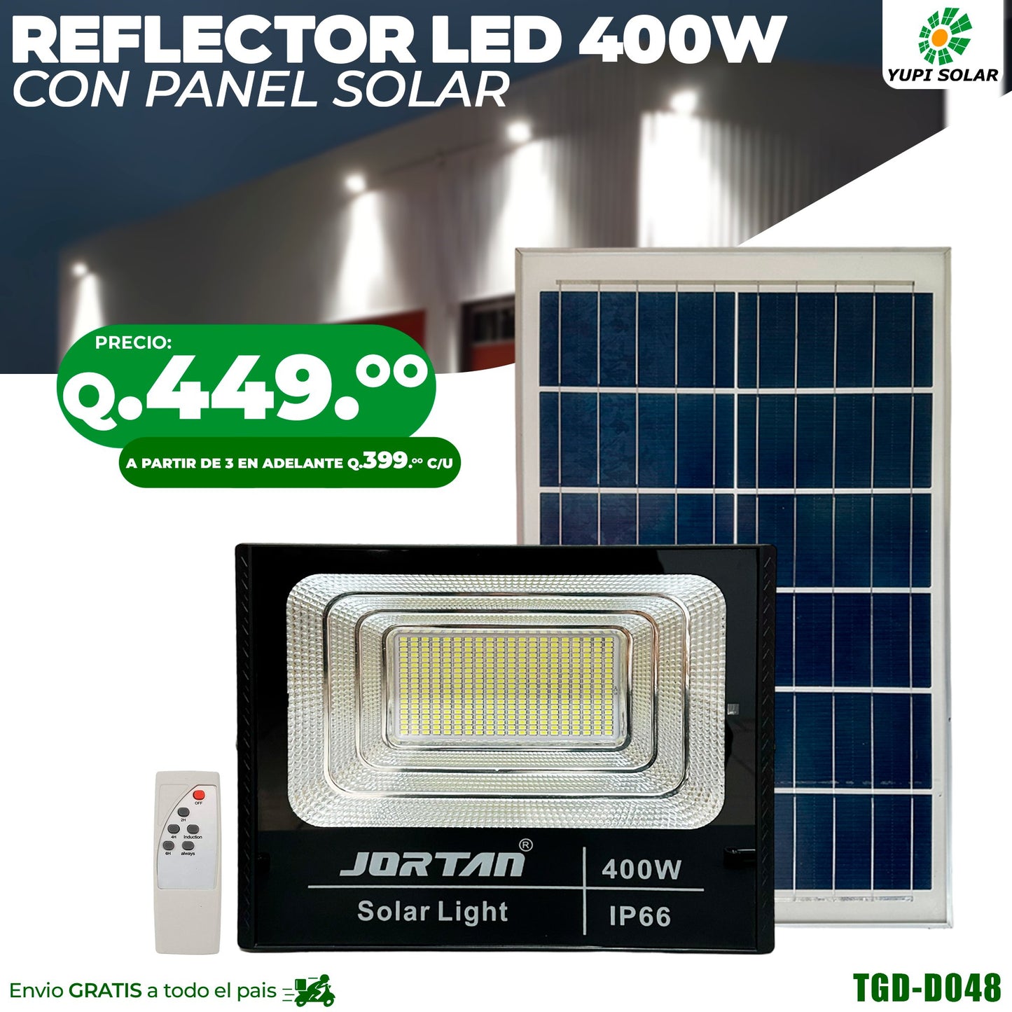 Reflector Solar 400 watts