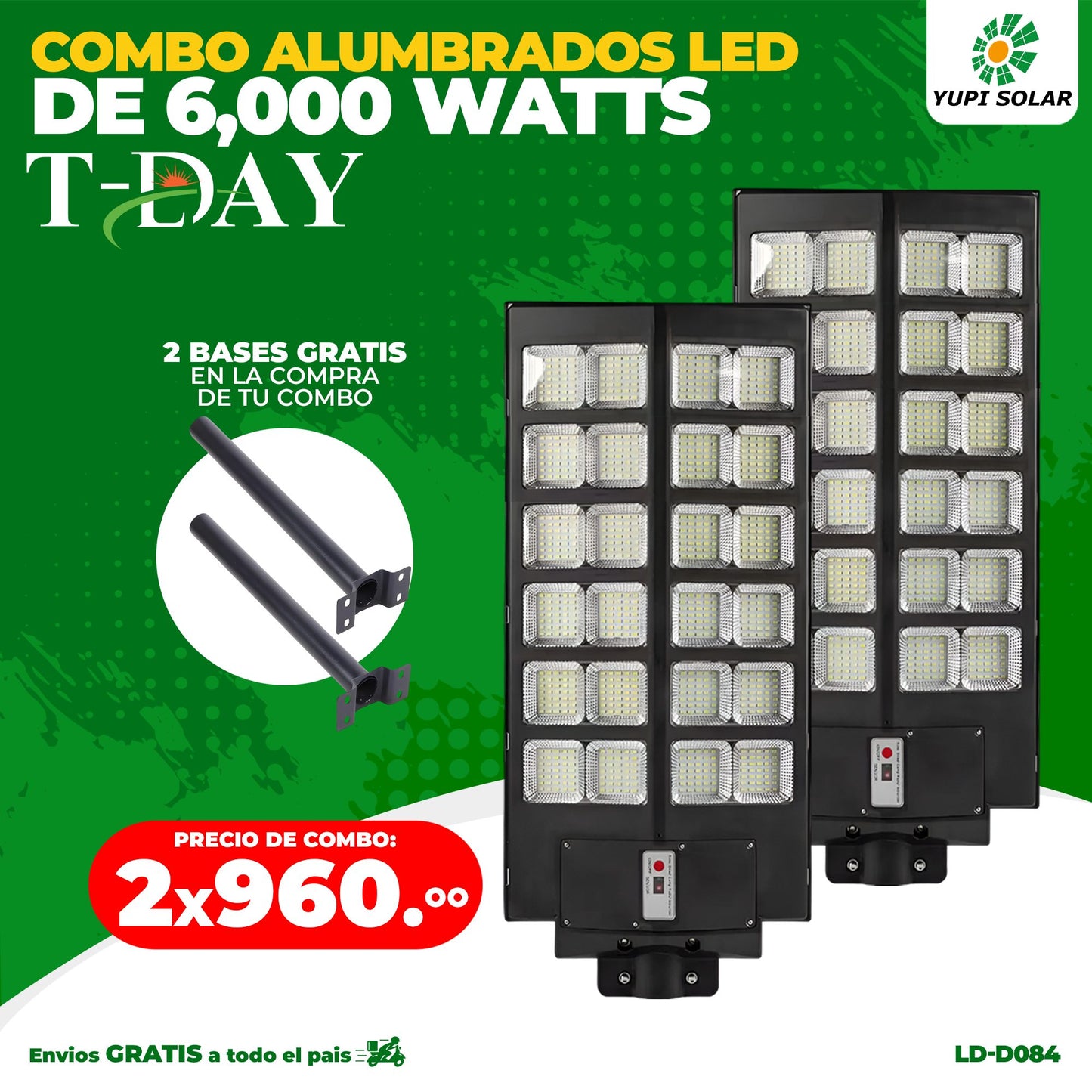 Combo de Alumbrados led de 6,000 watts