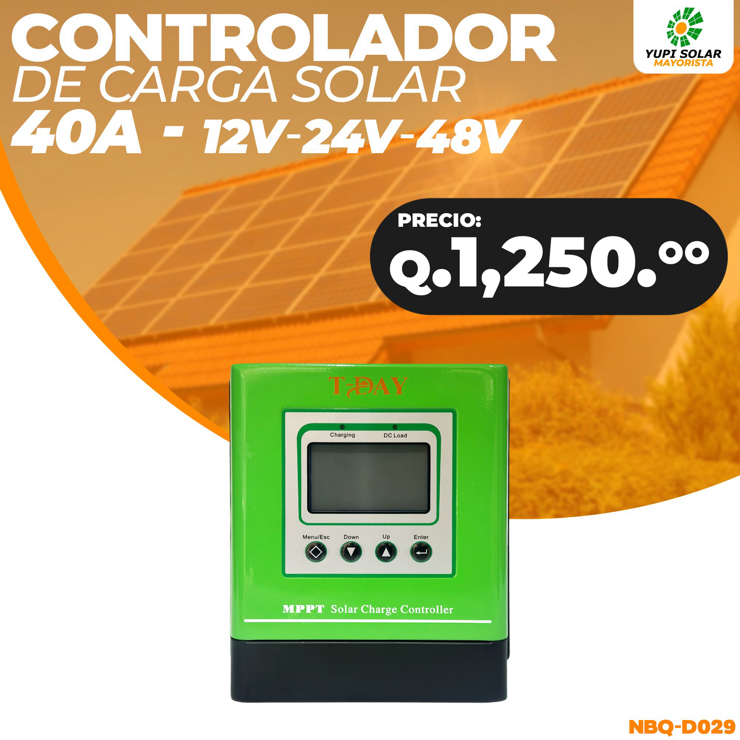 Controlador de carga 40A