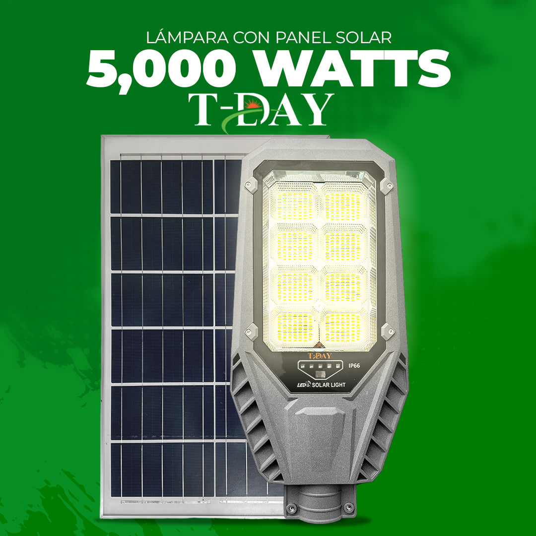 Lampara Solar 5,000 watts