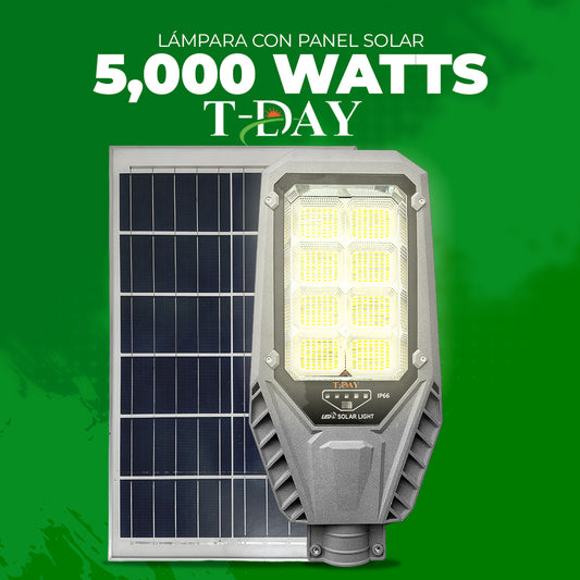 Lampara Solar 5,000 watts