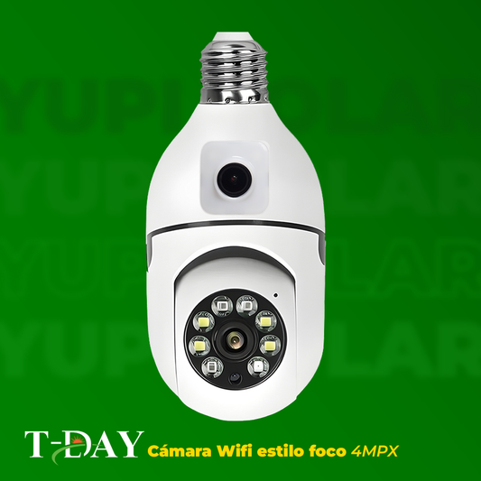 Camara WIFI estilo FOCO de doble LENTE
