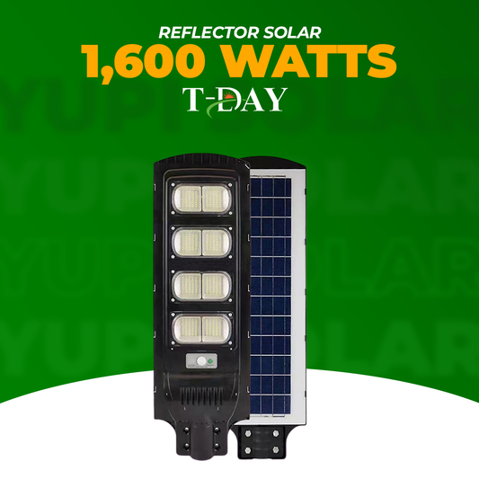 Alumbrado Profecional Panel Solar de 1,600 watts