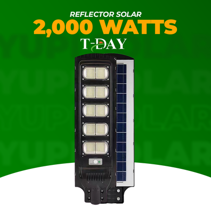 Alumbrado Profecional Panel Solar de 2,000 watts