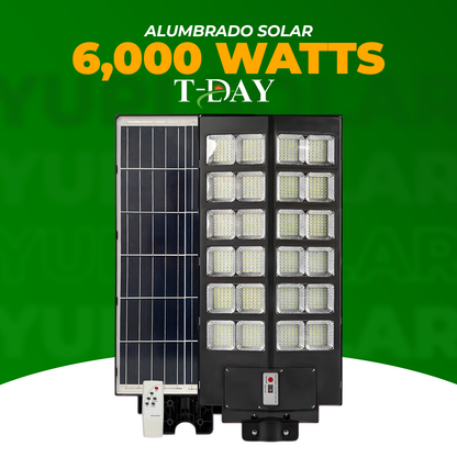 Alumbrado Con Panel Solar de 6,000 watts