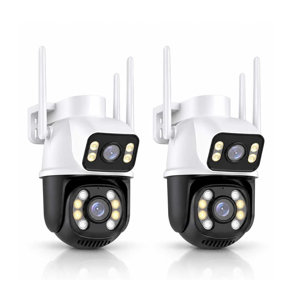 T-DAY Combo cámara wifi de doble lente de 6MPX