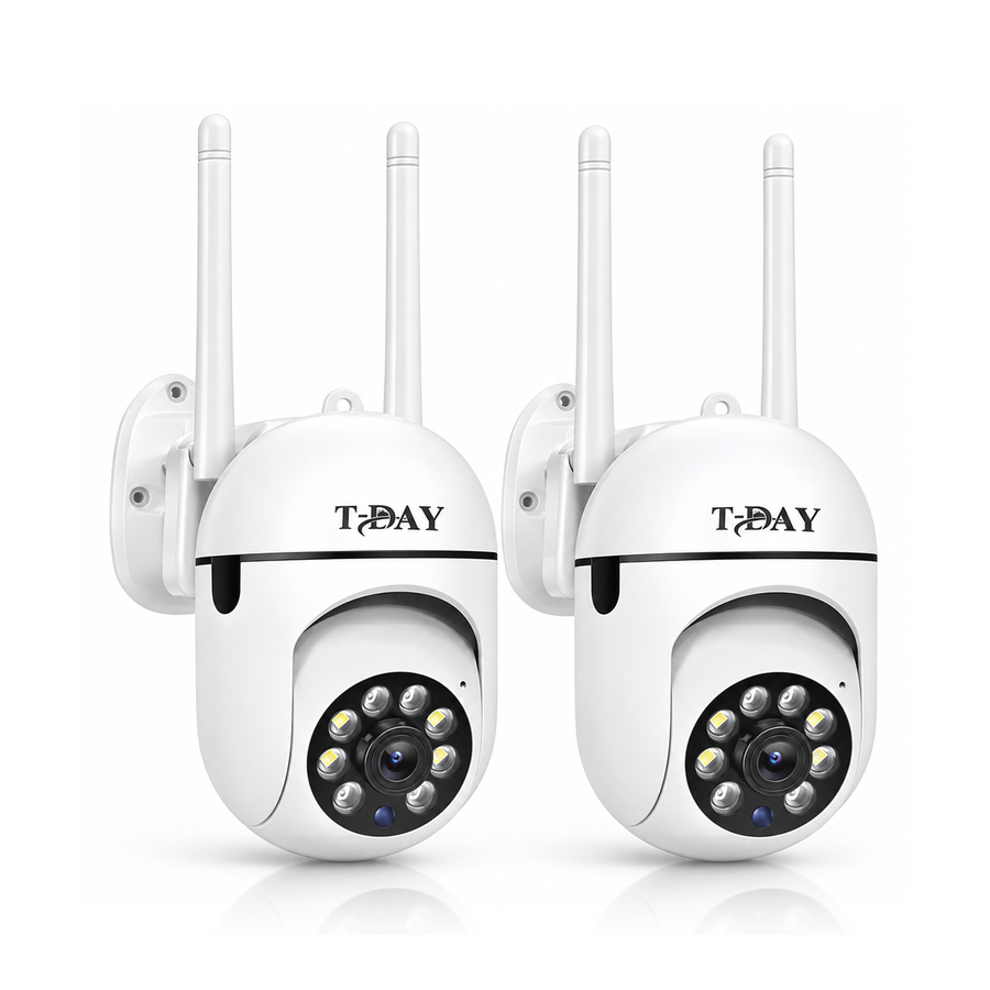 T-DAY Combo cámara wifi de 2 Megapíxeles