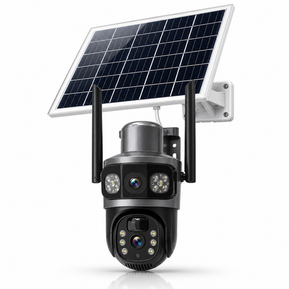 T-DAY Cámara Solar 4G/Chip Doble lente Satelital