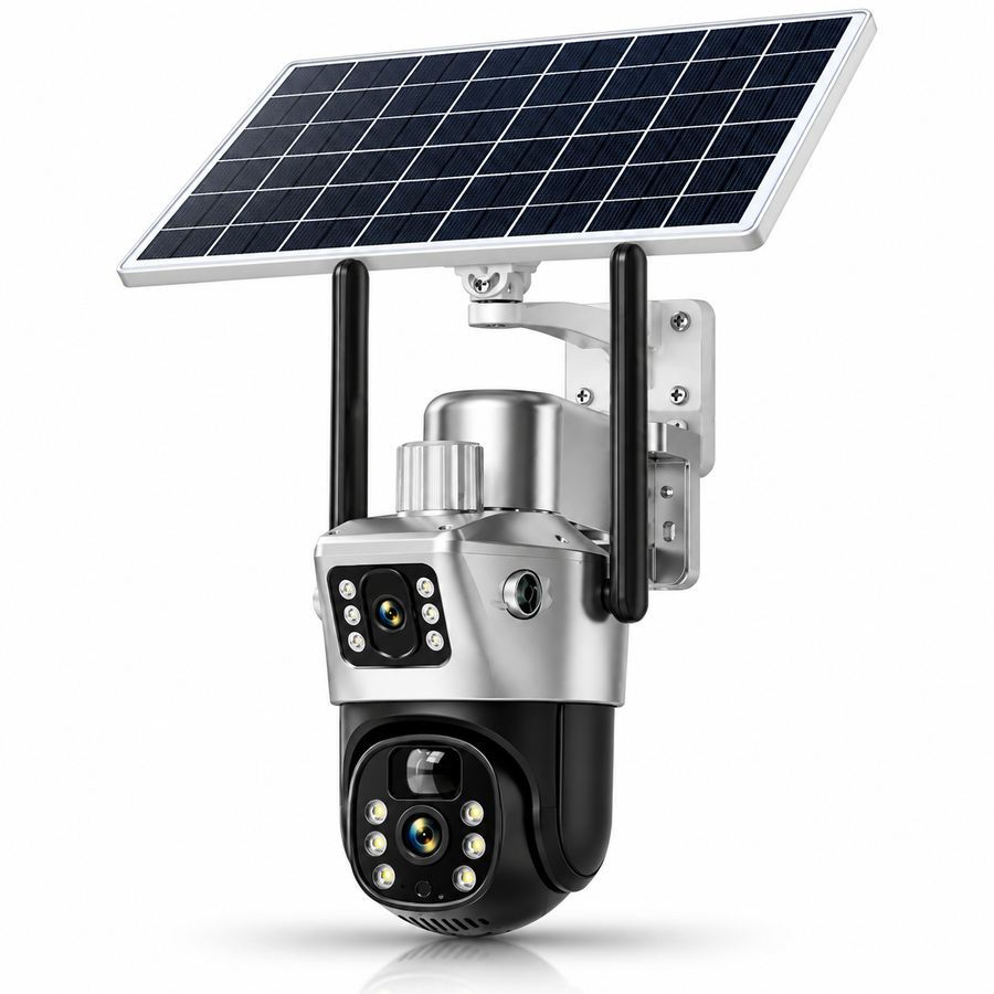 T-DAY Cámara Solar 4G/CHIP DE DOBLE LENTE