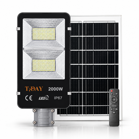 Alumbrado Con Panel Solar de 2,000 watts