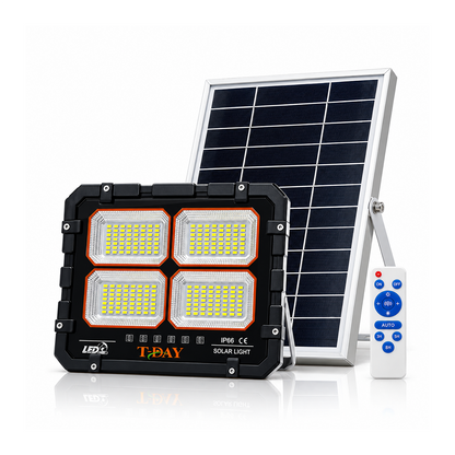 T-DAY Reflector Led Con Panel Solar de 600 Watts