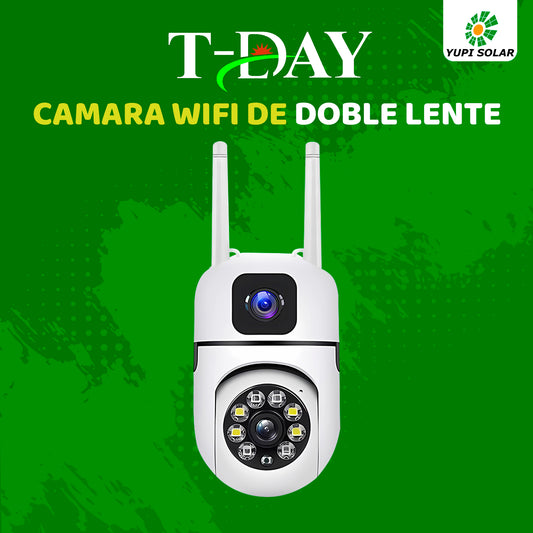 Camara WIFI de DOBLE LENTE