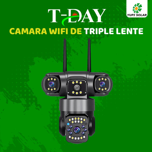 Camara WIFI de TRIPLE LENTE