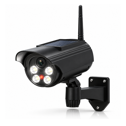 Lámpara Led solar estilo cámara de seguridad
