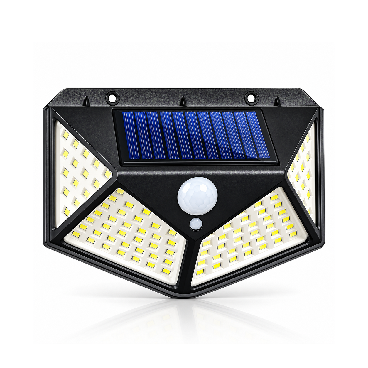 Combo de lámpara led solar estilo clip con sensor