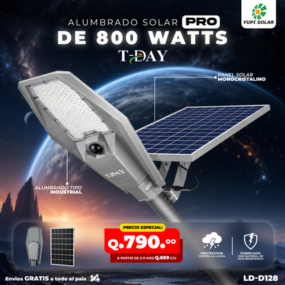 Alumbrado Solar 800 Watts
