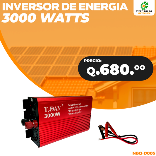 Inversor 3,000 Watts