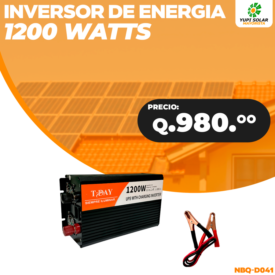 Inversor 1,200 Watts