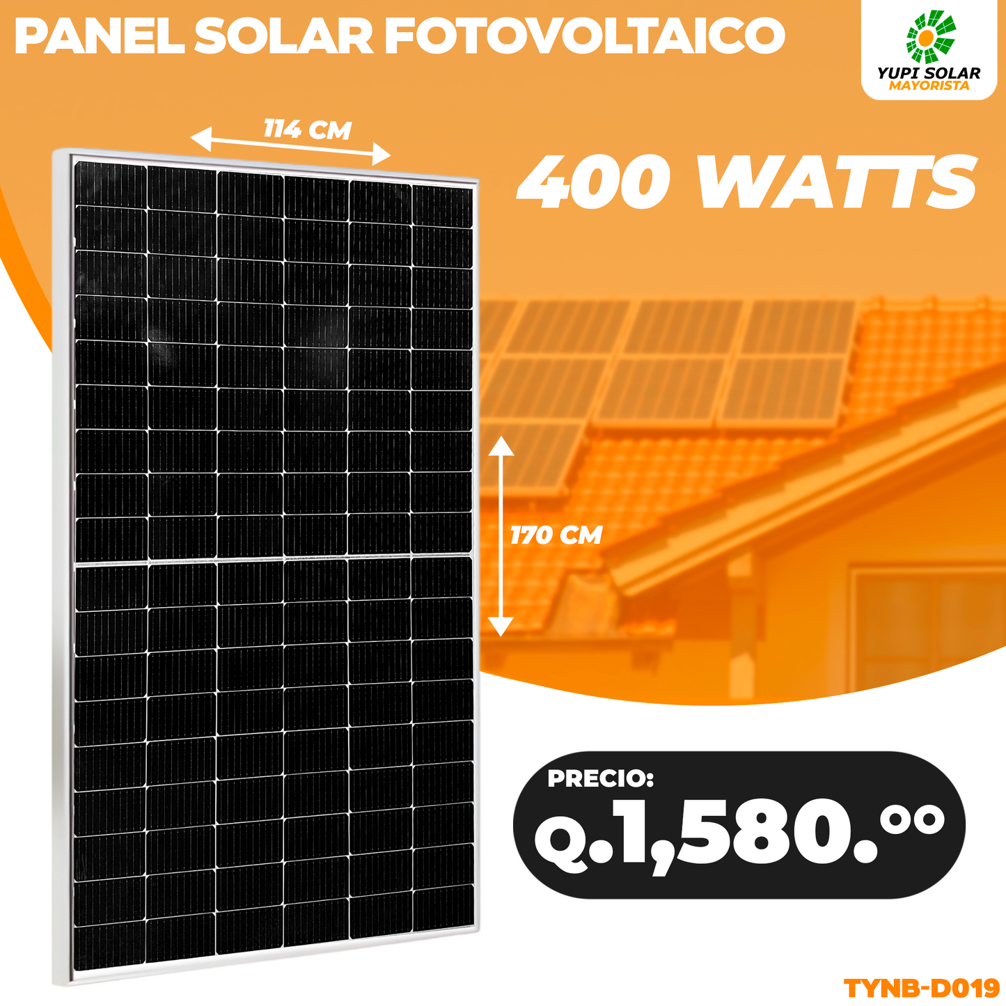 Panel solar 400 Watts