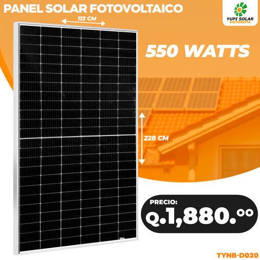 Panel solar 550 Watts