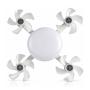 T-DAY Ventilador de foco con iluminación led de 60 watts